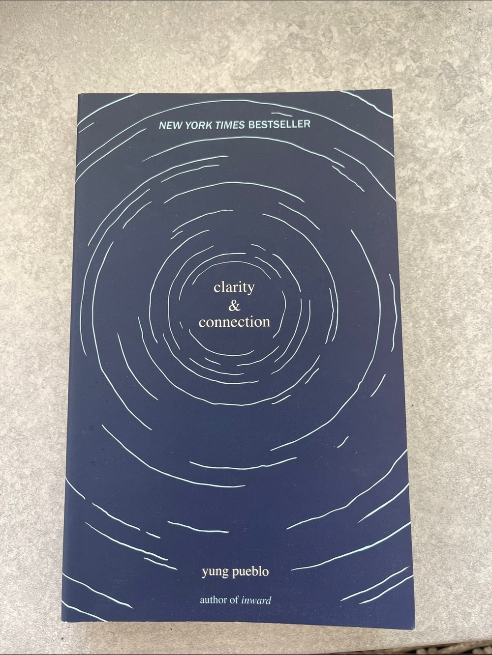 clarity & connection by yung pueblo - Navy Paperback
